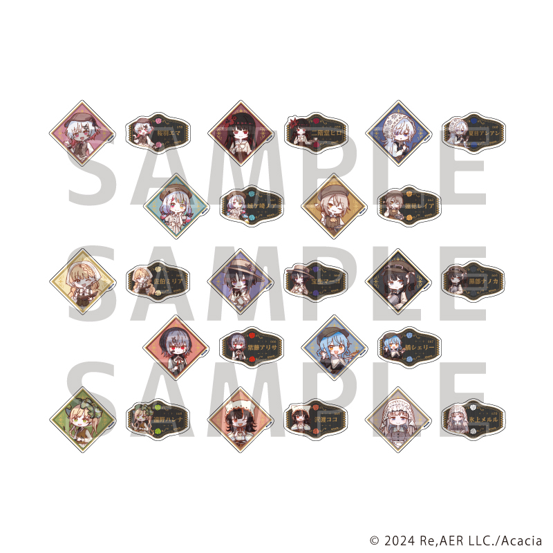 クリアステッカー ミニ2種セット「魔法少女ノ魔女裁判」