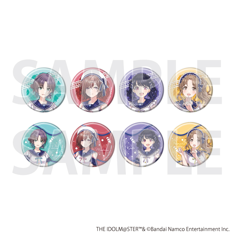 缶バッジ（単品ランダム）「アイドルマスター シャイニーカラーズ」04/セーラー風アイドル衣装ver. トレーディング(全8種)(描き下ろしイラスト)