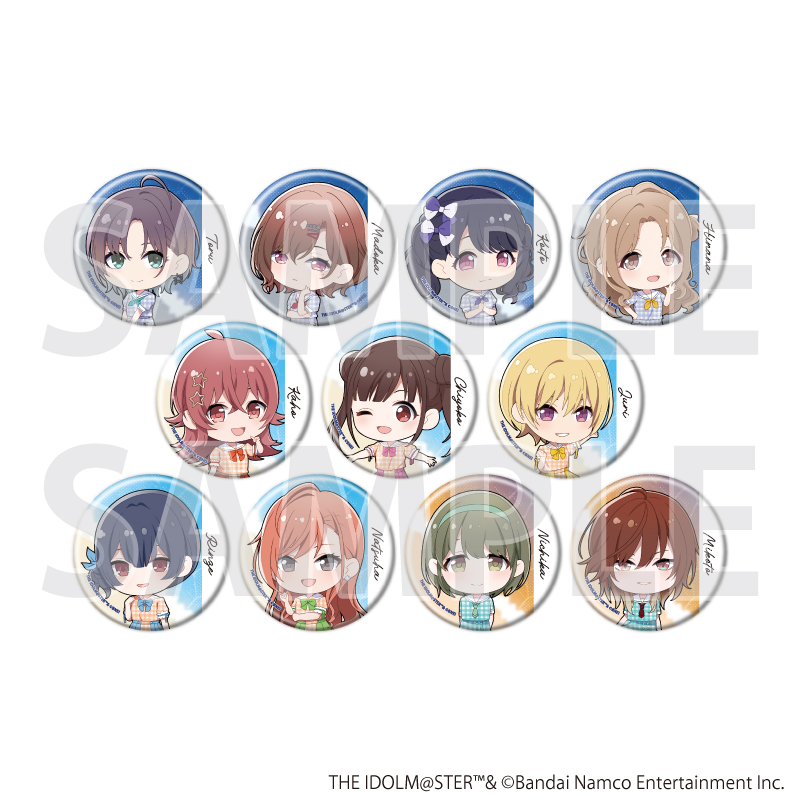 缶バッジ（単品ランダム）「アイドルマスター シャイニーカラーズ」05/セーラー風アイドル衣装ver. トレーディング(全11種)(ミニキャライラスト)