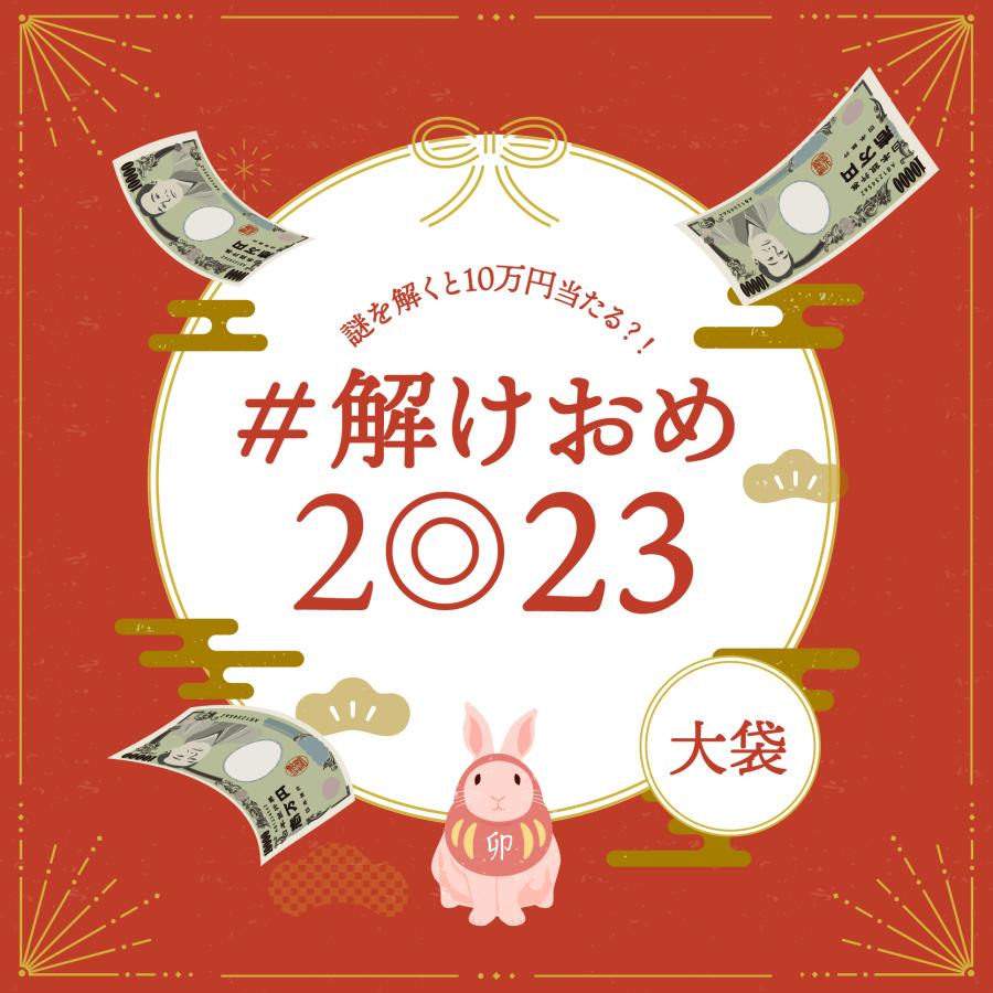 #解けおめ2023 小袋・大袋セット [送料ウエイト：6]