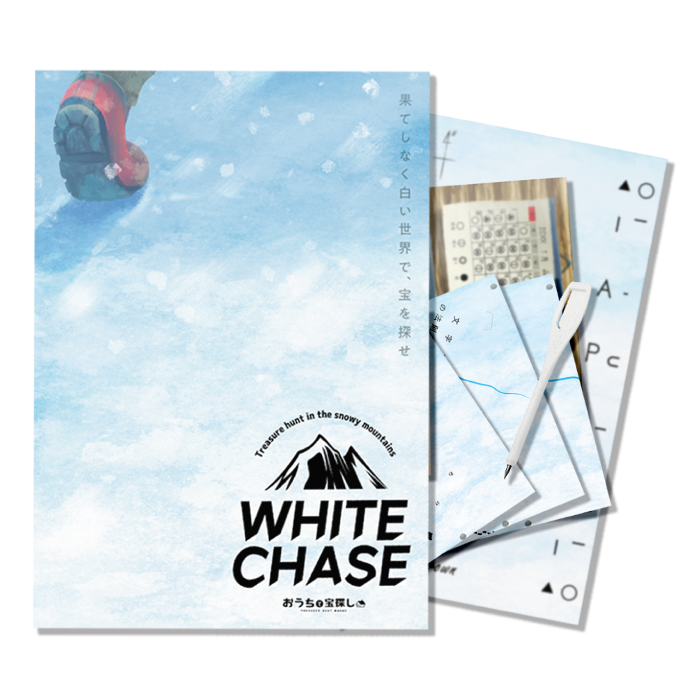 WHITE CHASE -果てしなく白い世界で、宝を探せ-【工作ギミックがすごい】[送料ウエイト：3]